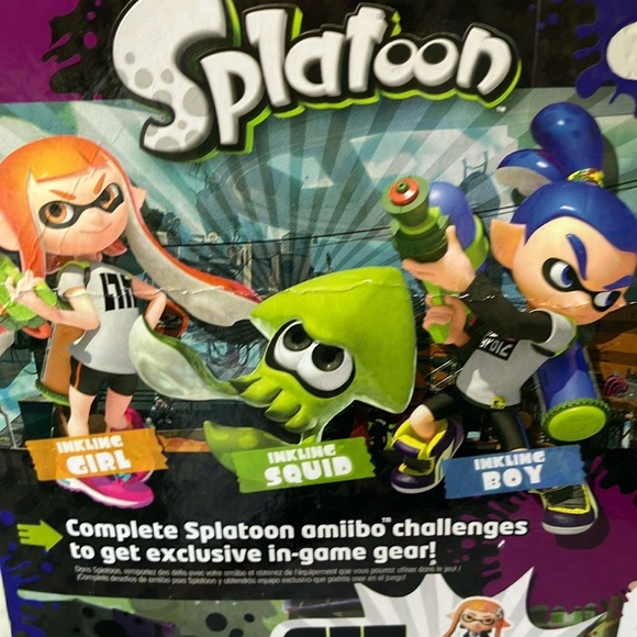 Nintendo: 2015 Splatoon Amiibo Set - Green, Blue, Orange - Picture 16 of 16